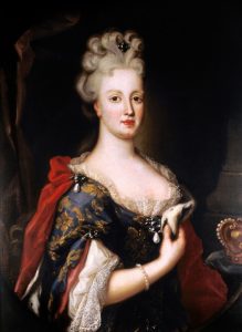 Visita da rainha D. Maria Ana de Áustria, com os príncipes do Brasil (D. José e D. Mariana Victoria) e o infante D. Pedro a Santo Antão do Tojal